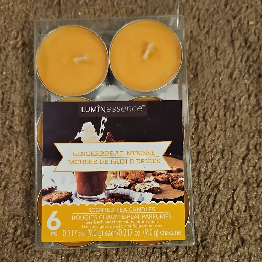 Luminessence Gingerbread Mousse Scented Tea Candles